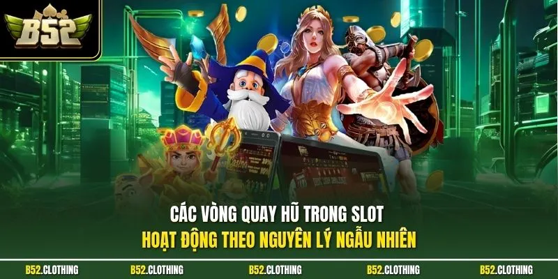 Các vòng quay hũ trong slot hoạt động theo nguyên lý ngẫu nhiên