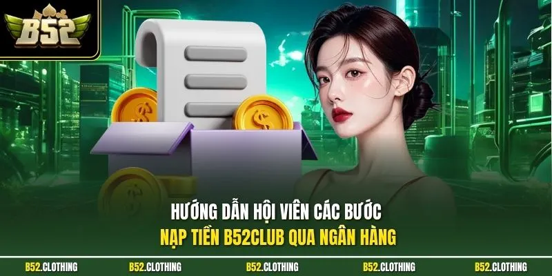 Hướng dẫn hội viên các bước nạp tiền B52CLUB qua ngân hàng